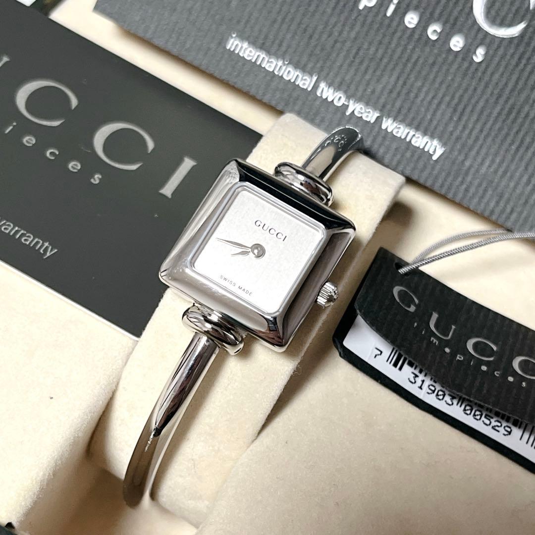 稼働品✨付属品あり✨グッチ 1900L バングル クォーツ 腕時計　ウォッチ