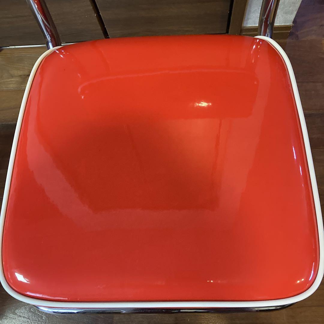 美品✨️ ①アメリカンダイナー ヴィンテージ調 チェア ２脚セット 送料無料