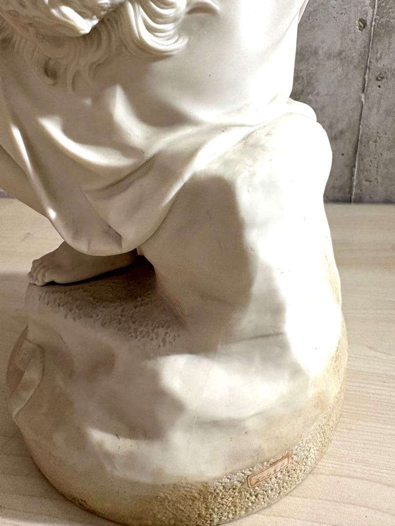 19世紀 アンティーク パリアン像 コープランド Go to sleep