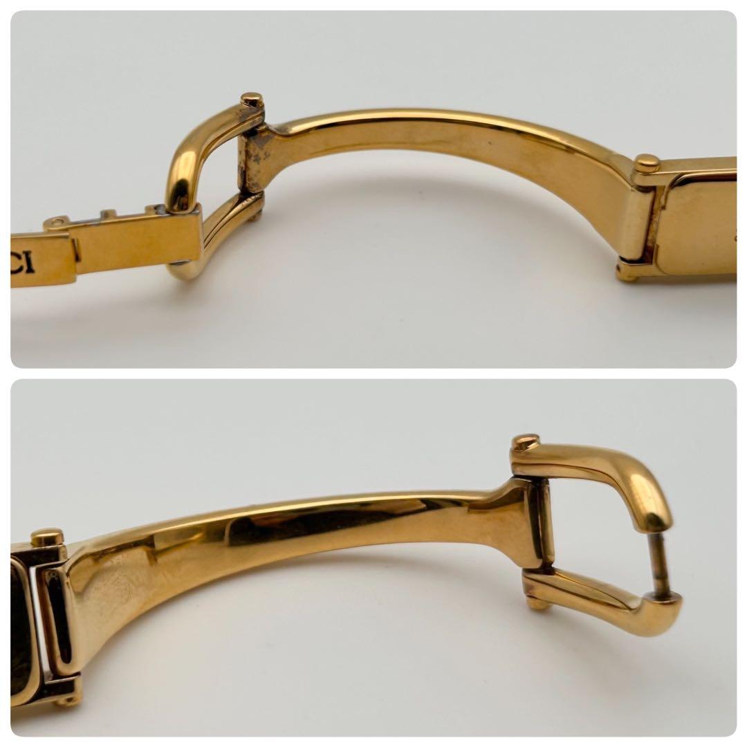 【新品電池 稼働】GUCCI グッチ 1500 GOLD バングルウォッチ