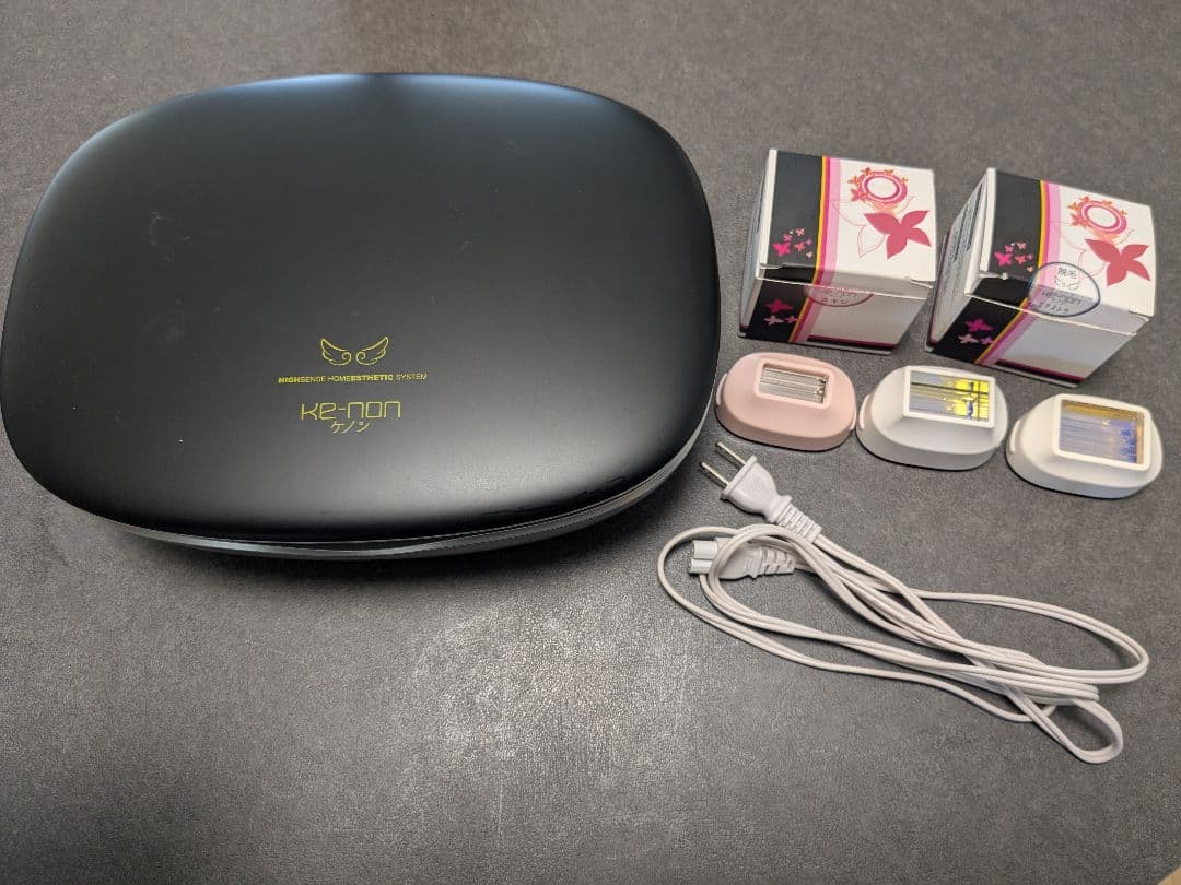 ケノン 脱毛器 本体＋カートリッジ3個　Ver.8.0 KE-NON
