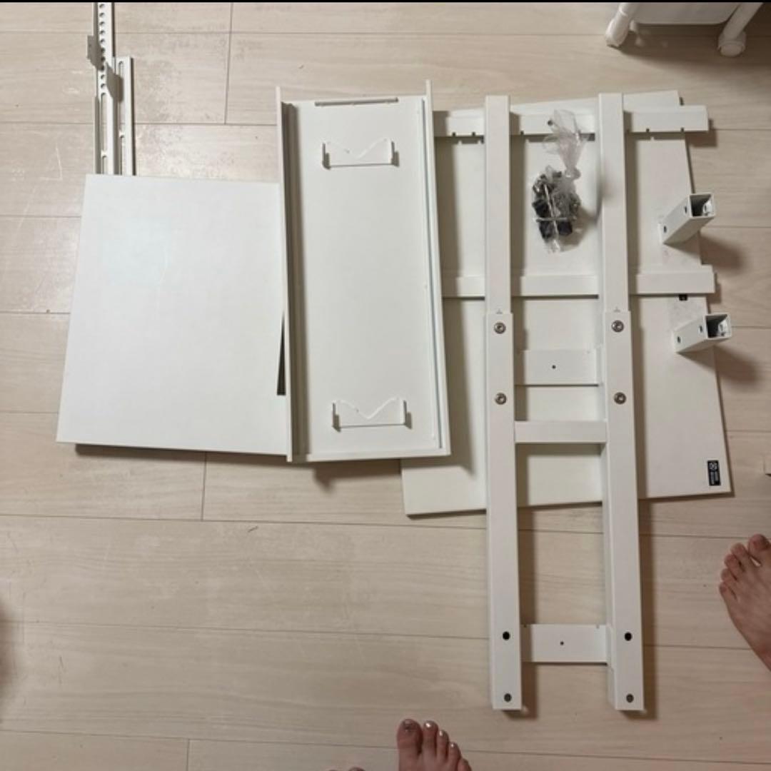 WALL V2 テレビスタンド　サイドテーブル付き