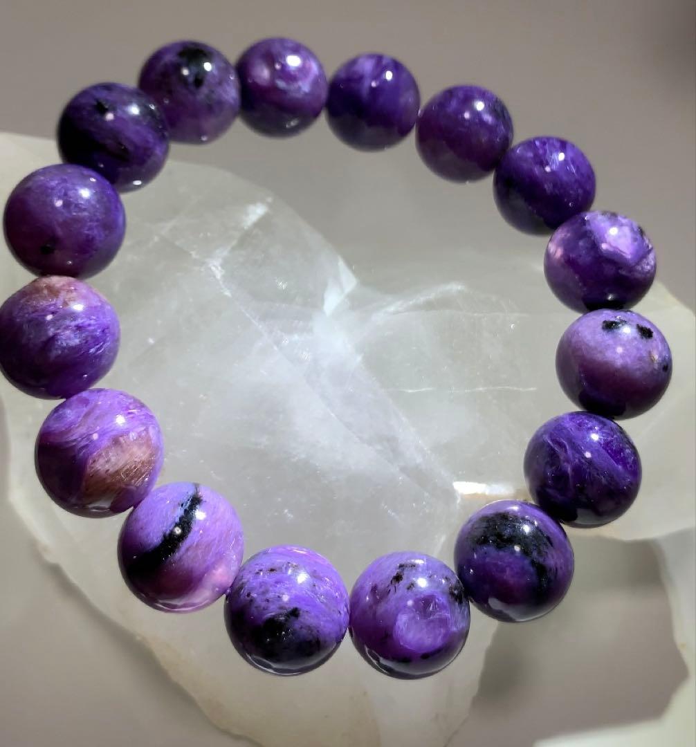 ネガティブエネルギーを破壊⭐️ エジリンチャロアイト　ブラックチャロアイト　ブレス