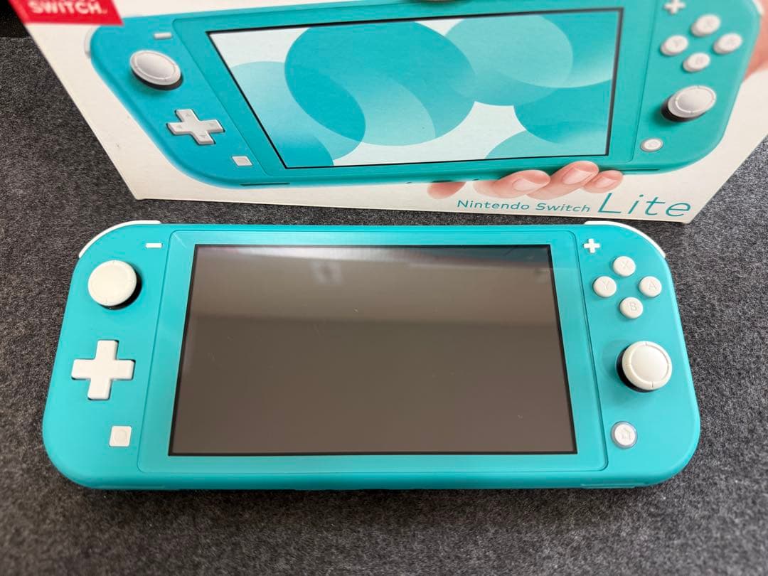 Nintendo Switch Lite ターコイズ 本体+ACアダプター+外箱