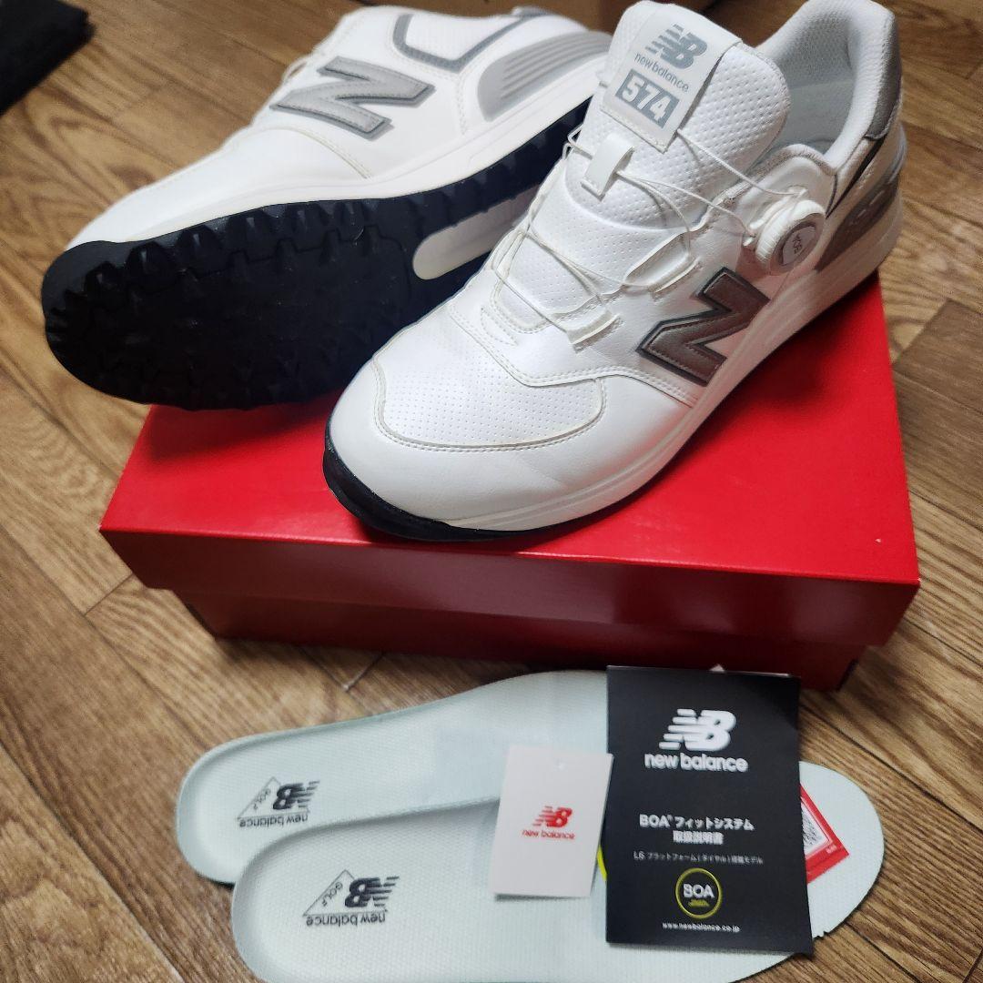 ニューバランス ゴルフシューズ 574 v4 SL BOA スパイクレス