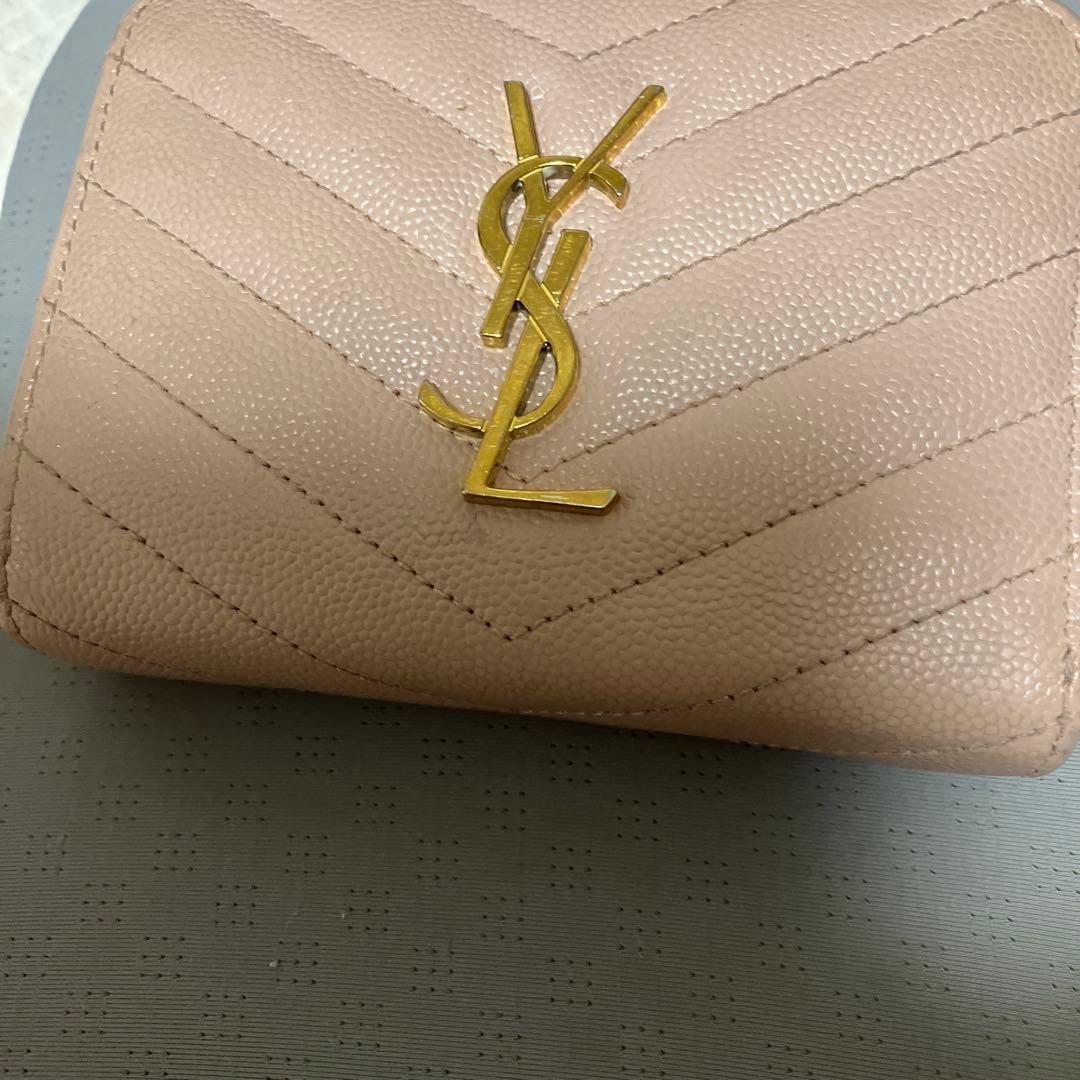 92 Saint Laurentイブサンローラン2つ折り財布
