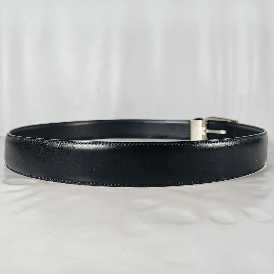 【高級ヴィンテージ】オールドバーバリー 極上エイジングドレスベルト　艶本革正規品