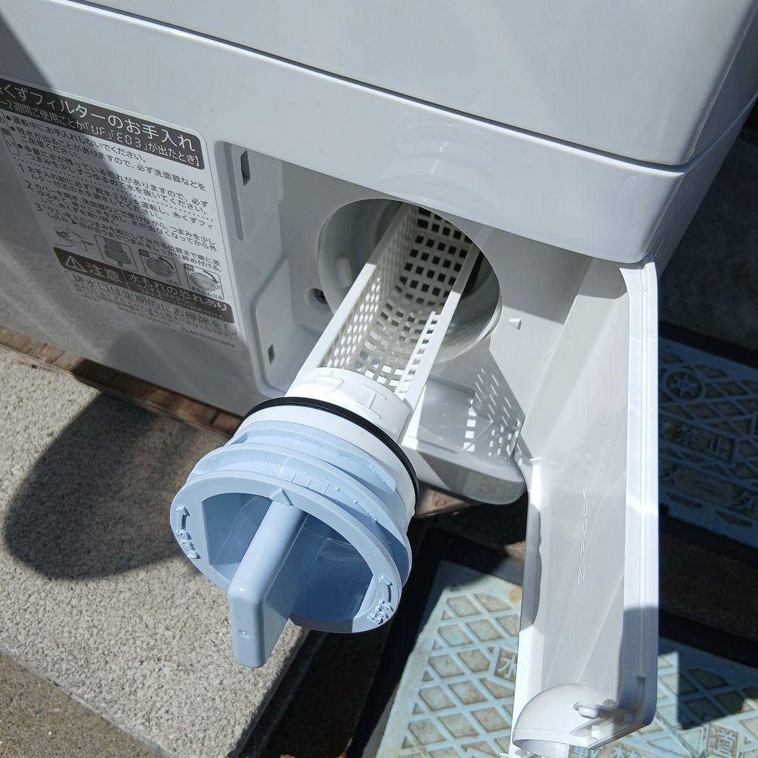 SHARP　ES-S7J-WL　左開き7.0kgドラム洗濯機　2024年製