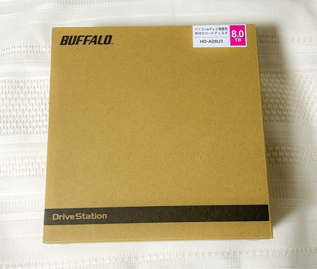 【もーちゃんさま用】外付けハードディスク 8TB HD-AD8U3