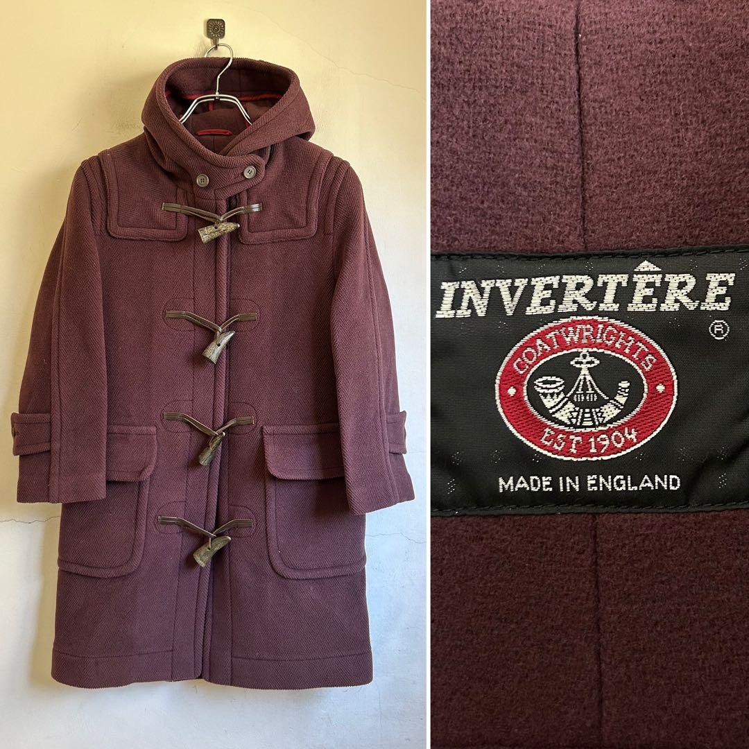 イングランド製 Invertere ヘリンボーン ダッフルコート