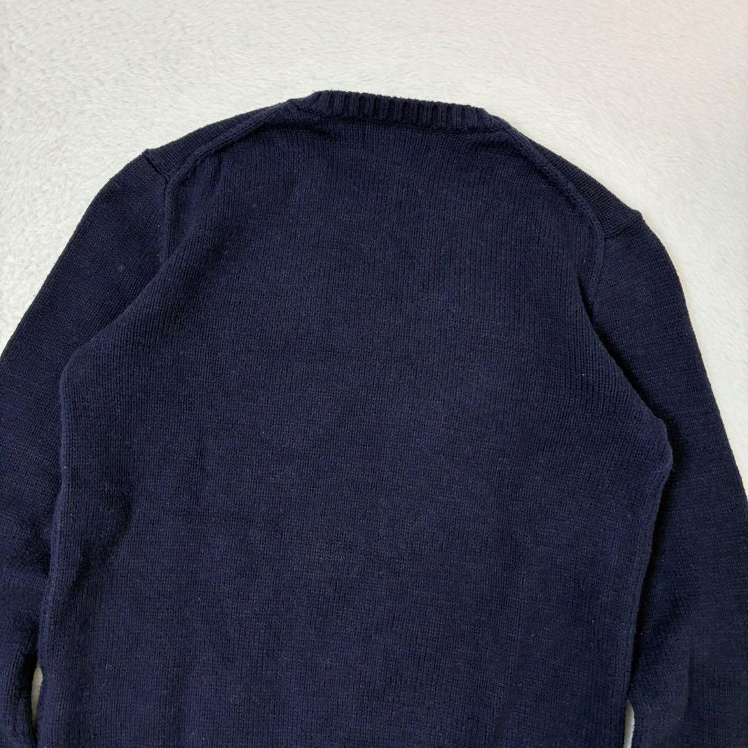 ポロラルフローレン　ニット　長袖　ネイビー　ポロベア　レディースXSサイズ相当