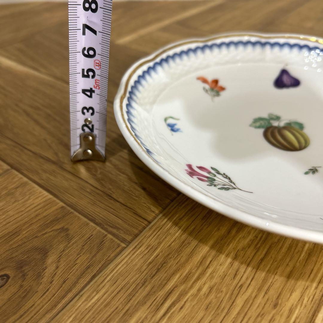 リチャードジノリ　イタリアンフルーツ　ガーデンローズ　ディッシュラウンド　19㎝