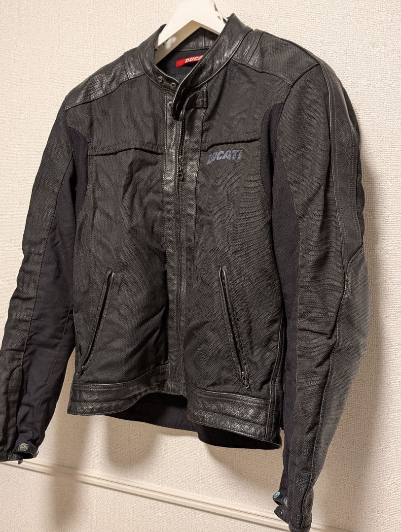 DUCATI ライダースジャケット L ロゴ プロテクター メッシュ ツーリング