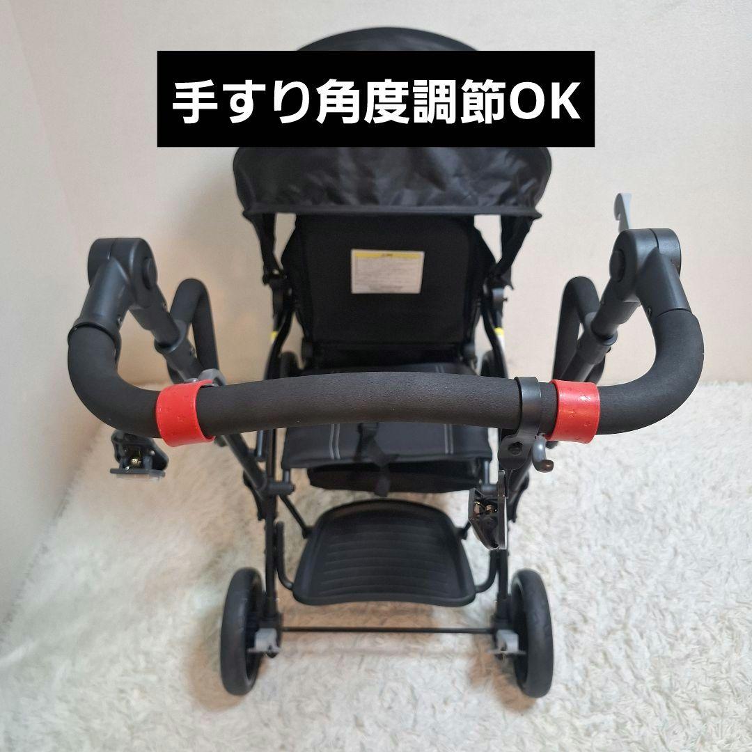 【美品】Nebio 2人乗り ベビーカー 軽量 折りたたみ アミティエ