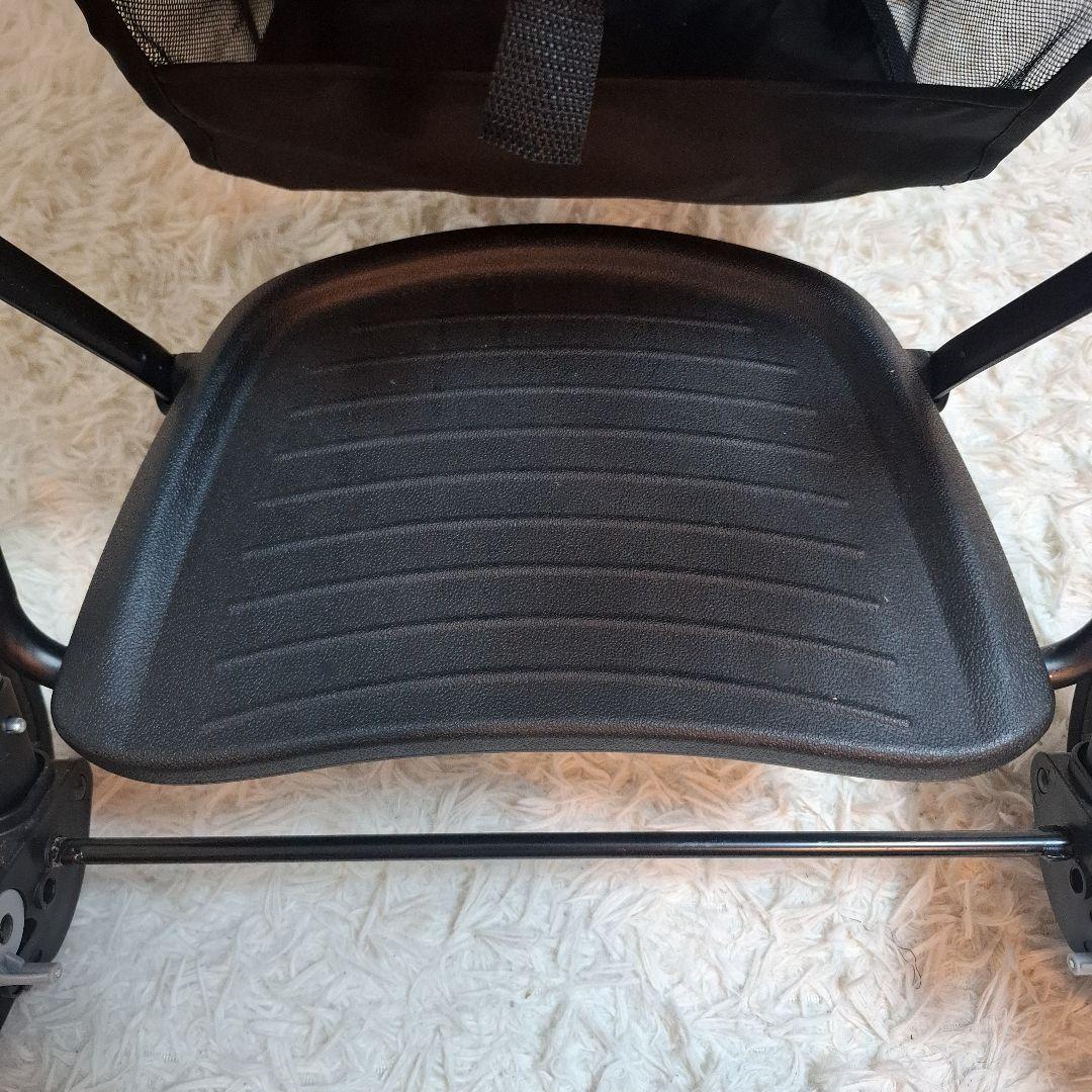 【美品】Nebio 2人乗り ベビーカー 軽量 折りたたみ アミティエ