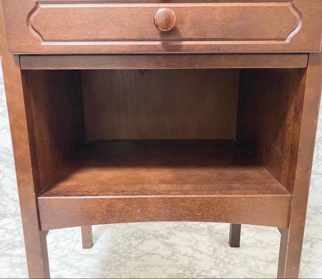 【希少品 送料込】オールドカリモク ライティングビューロー 収納棚 ヴィンテージ