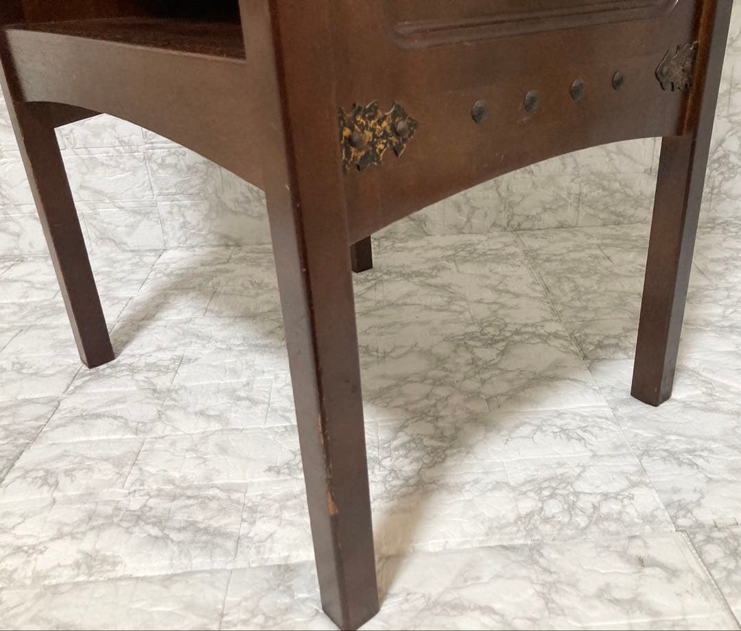 【希少品 送料込】オールドカリモク ライティングビューロー 収納棚 ヴィンテージ