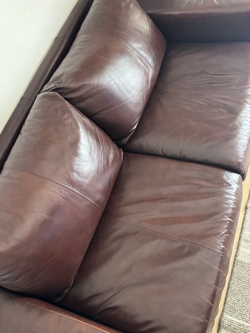 【12/1まで】KEYUCA ケユカ レザー ソファー 本革