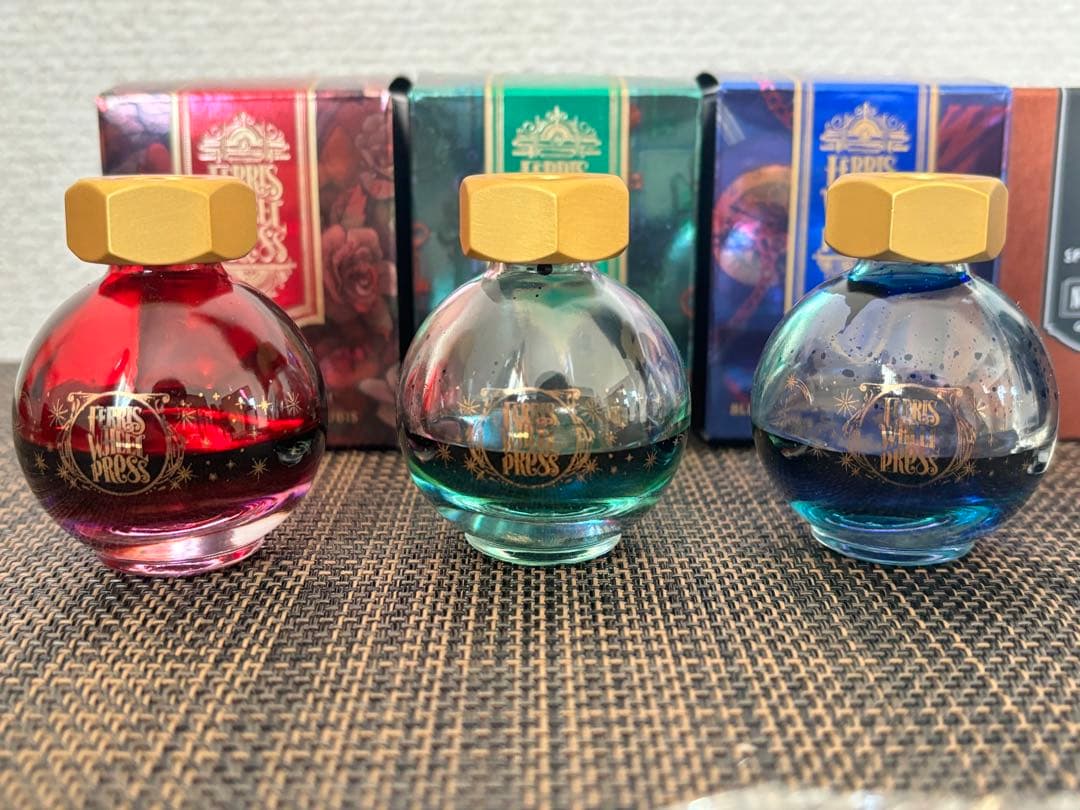 最終値下　菅清風ガラスペン　インクセット