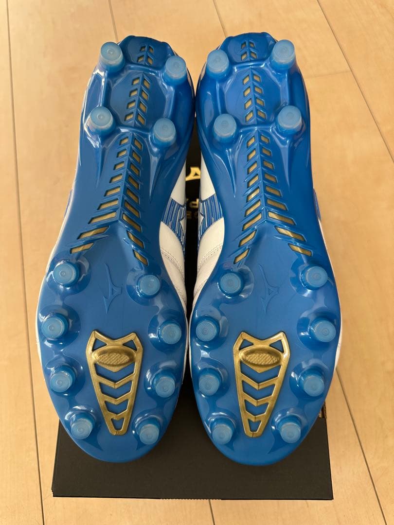 【新品】　サッカー　スパイク　モレリア4 26.0cm ホワイト　ブルー　ミズノ