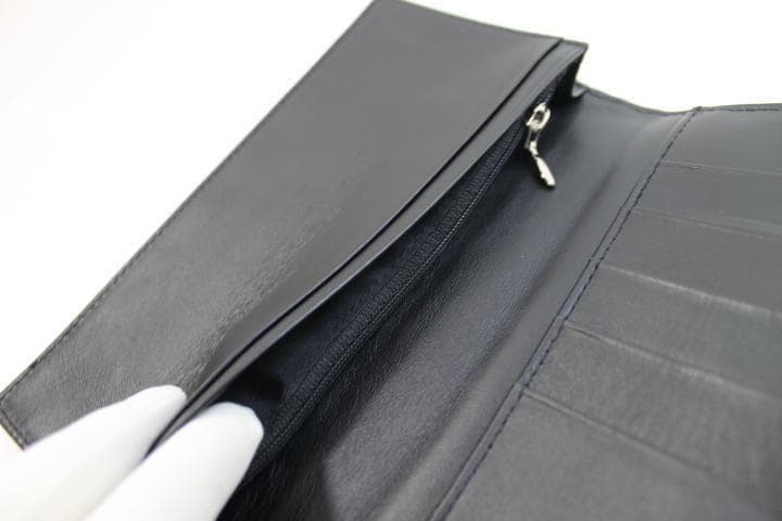 【専用】クロコダイル 財布 本物 束入れ マット仕上げ ブラック ヘンローン社製