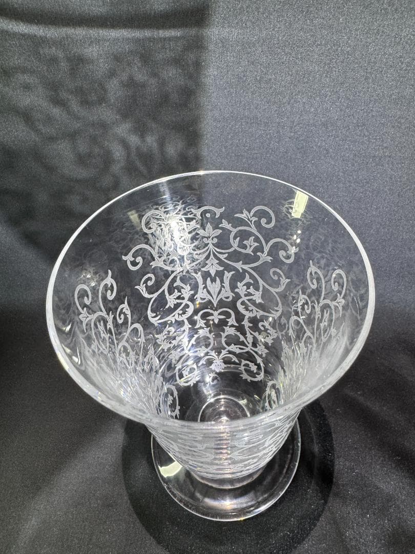 【アンティーク】オールド・バカラ『ミケランジェロ』花瓶