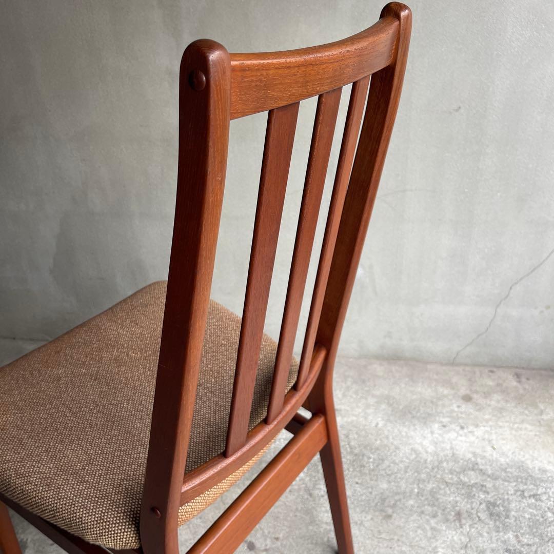 北欧デンマーク　チーク ハイバックチェア オールドヴィンテージ