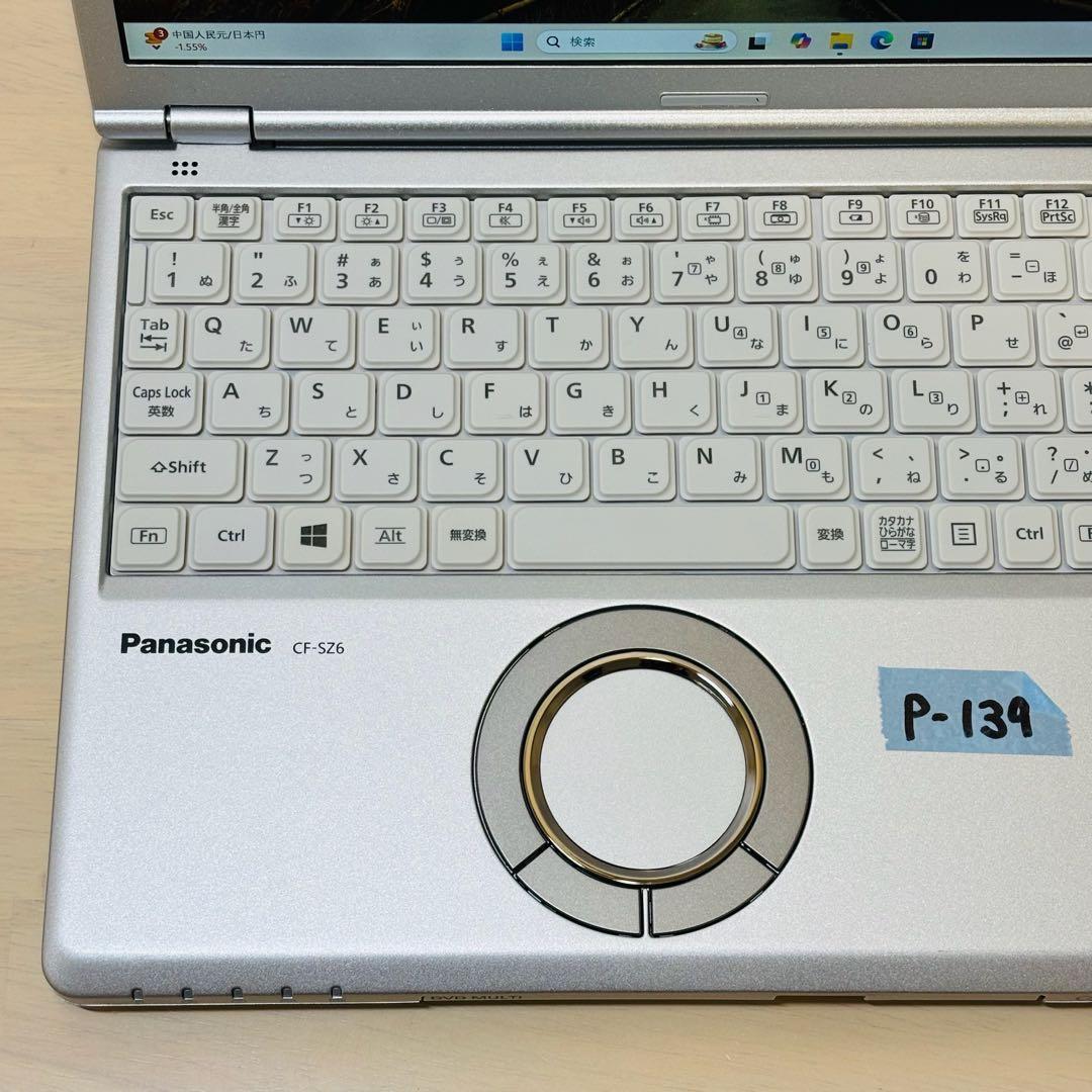 レッツノート PC Windows11 SSD DVD オフィス付き P-139