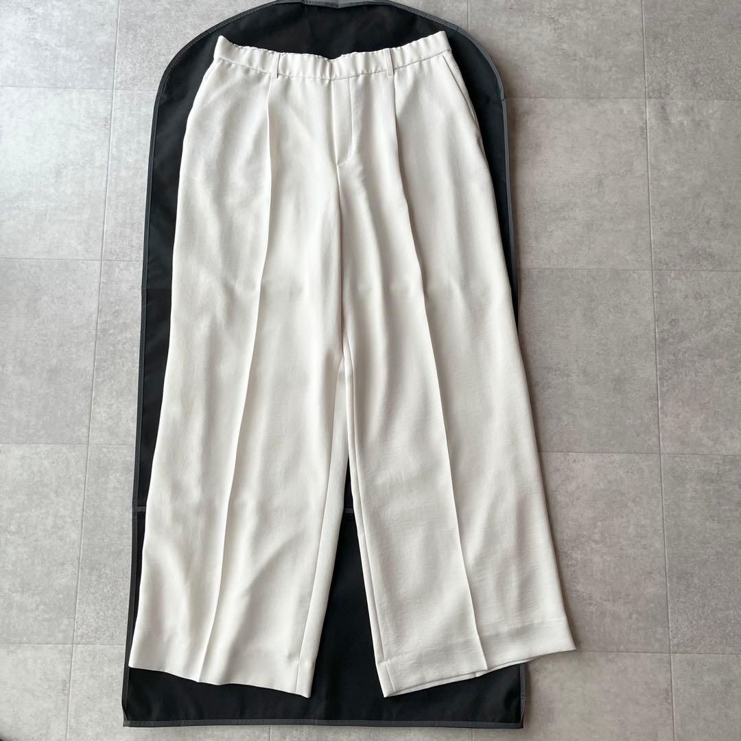 【大きいサイズ】INDIVI ダブルジャケット パンツ スーツ グレージュ