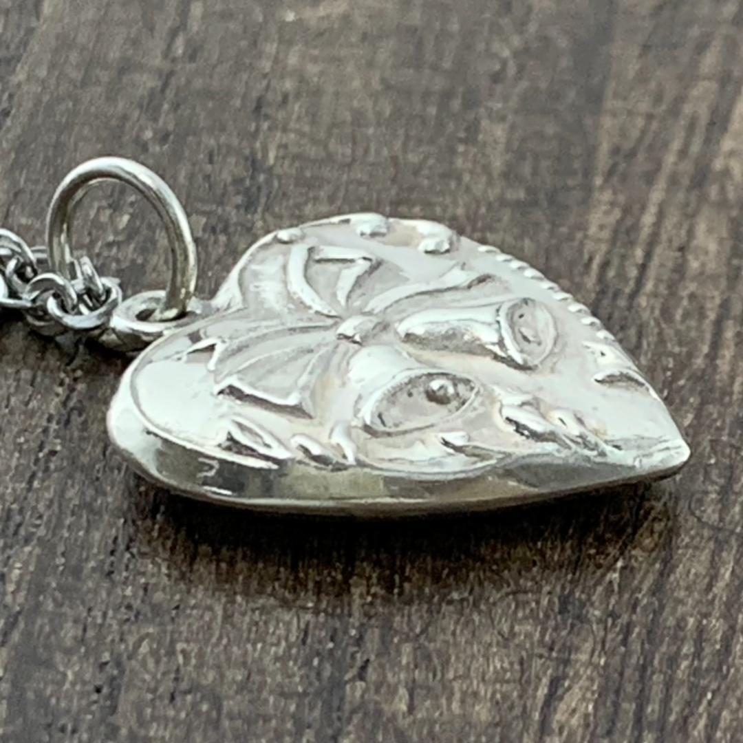 スウィートハートジュエリー ベル 鈴 シルバー ヴィンテージネックレス NAVY