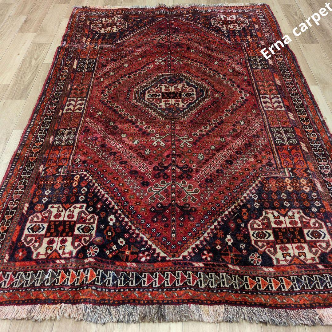 ペルシャ絨毯　シ－ラーズ産 230x144 クリーニング済 shiraz