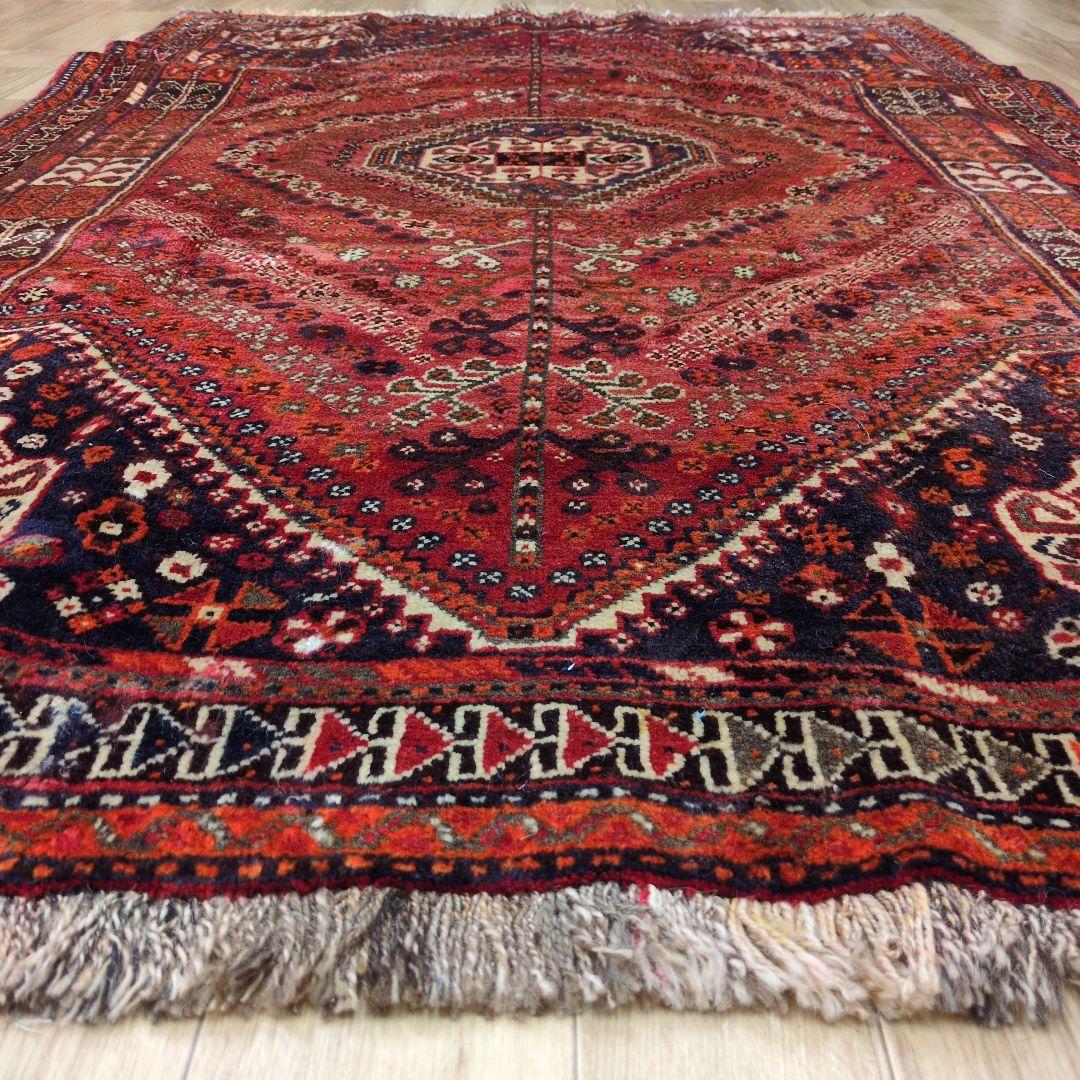 ペルシャ絨毯　シ－ラーズ産 230x144 クリーニング済 shiraz