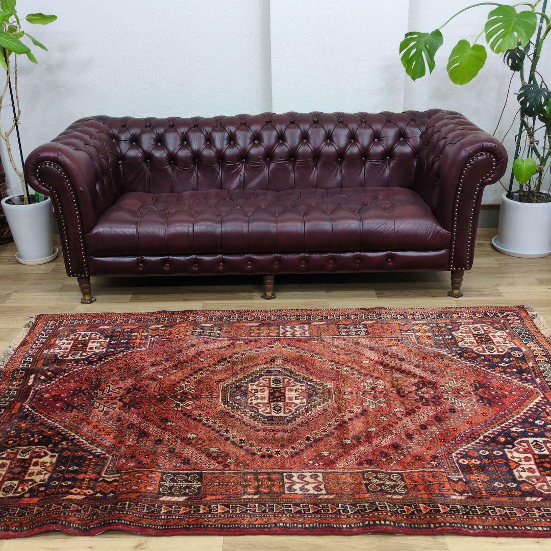 ペルシャ絨毯　シ－ラーズ産 230x144 クリーニング済 shiraz