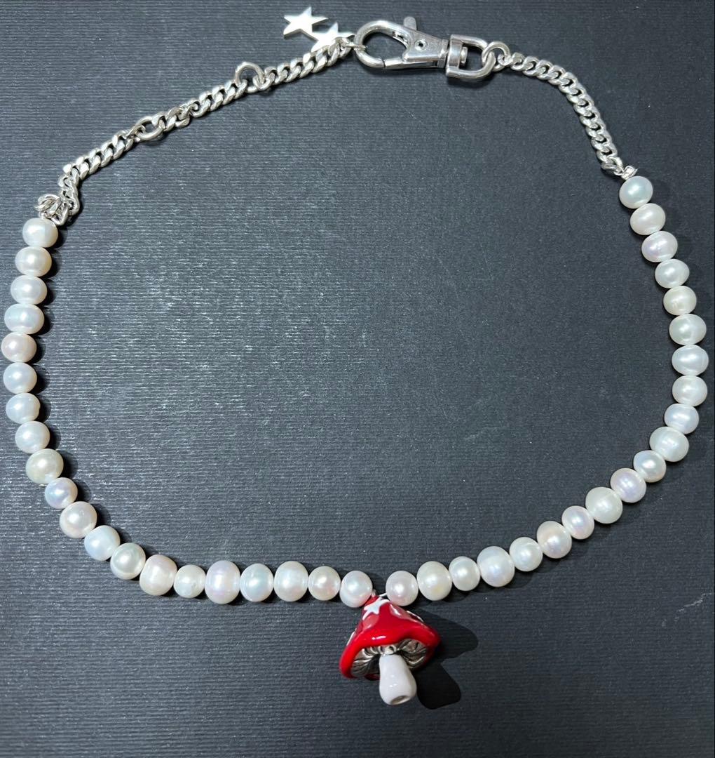 twojeys キノコパールネックレス レア品