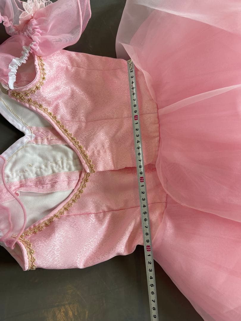 バレエ衣装 大人サイズ 花のワルツなどに 160cm前後 ティアラ.ネックレス付