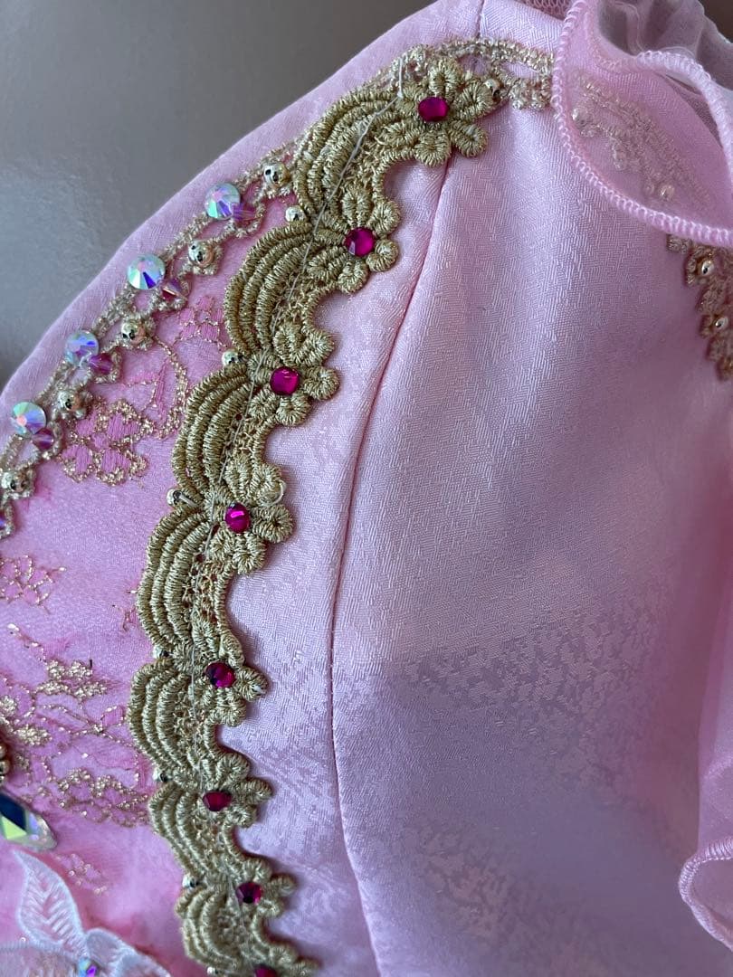 バレエ衣装 大人サイズ 花のワルツなどに 160cm前後 ティアラ.ネックレス付