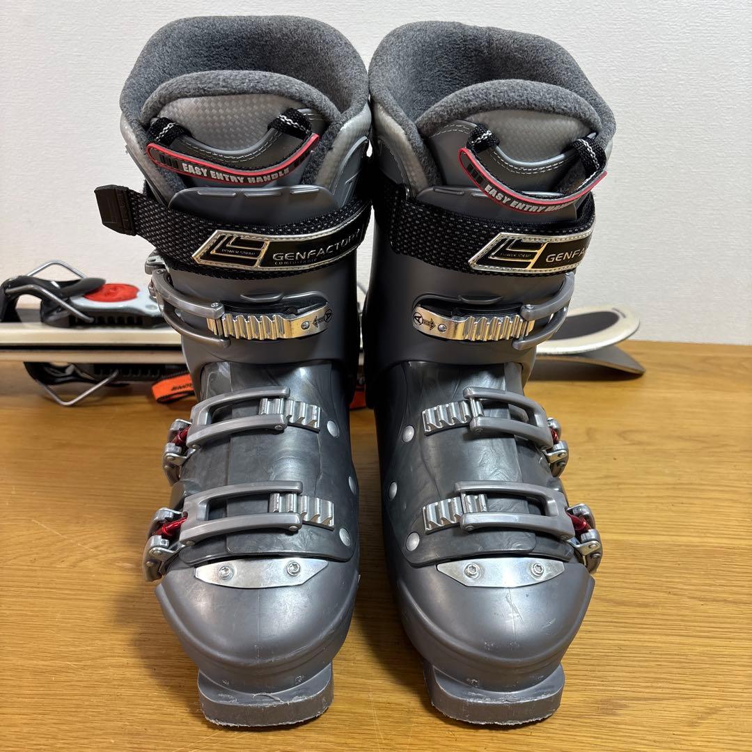 メンズ　ショートスキー　ファンスキーセット　サロモン　26-26.5cmブーツ付