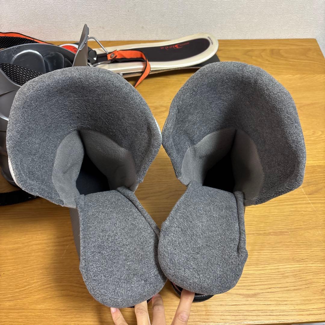 メンズ　ショートスキー　ファンスキーセット　サロモン　26-26.5cmブーツ付
