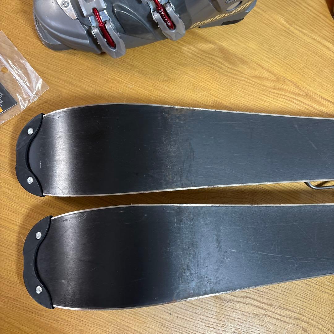 メンズ　ショートスキー　ファンスキーセット　サロモン　26-26.5cmブーツ付