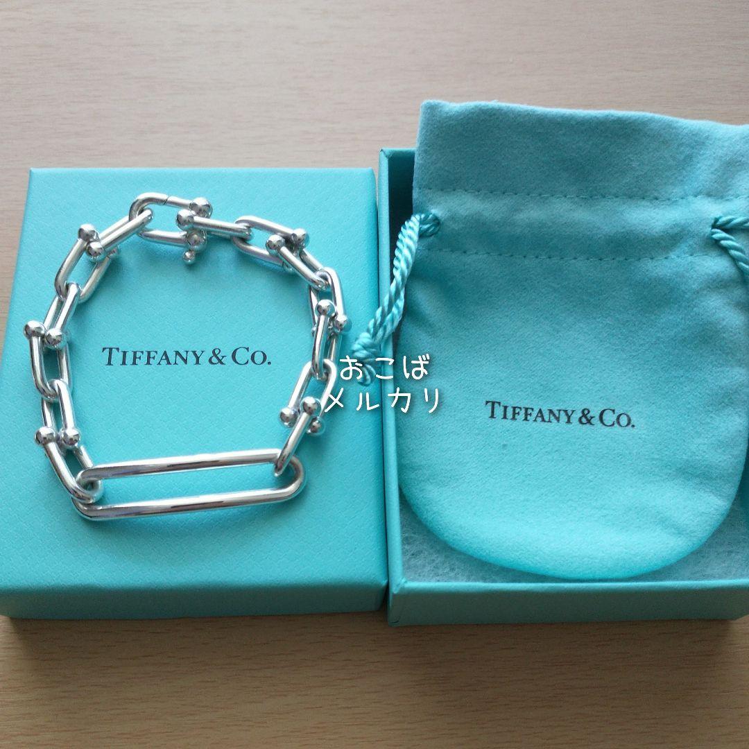ティファニー　ハードウェア　ミディアム　リンク　ブレスレット　シルバー
