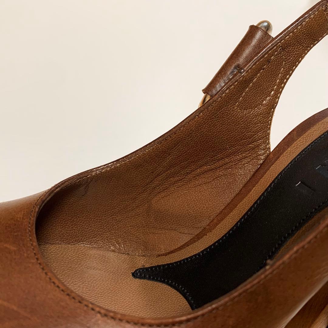 ☆美品 マルニ プラットフォーム ストラップ ハイヒール パンプス イタリア製