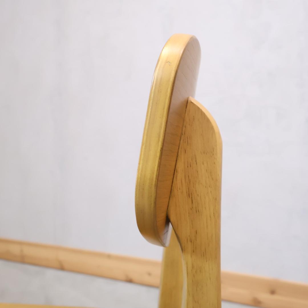 ICHIBA 市場家具 Rasic オーク材 ダイニングチェア レトロ 椅子