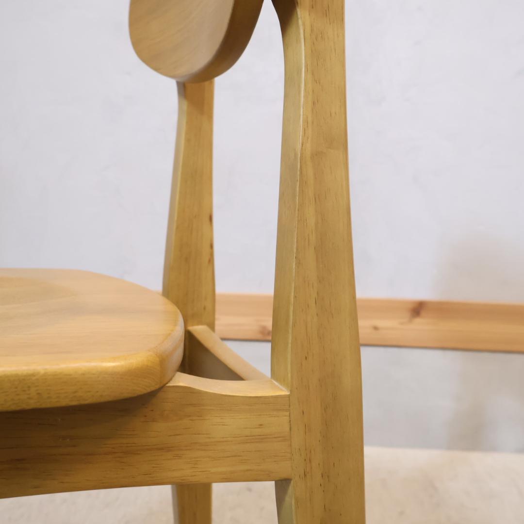 ICHIBA 市場家具 Rasic オーク材 ダイニングチェア レトロ 椅子