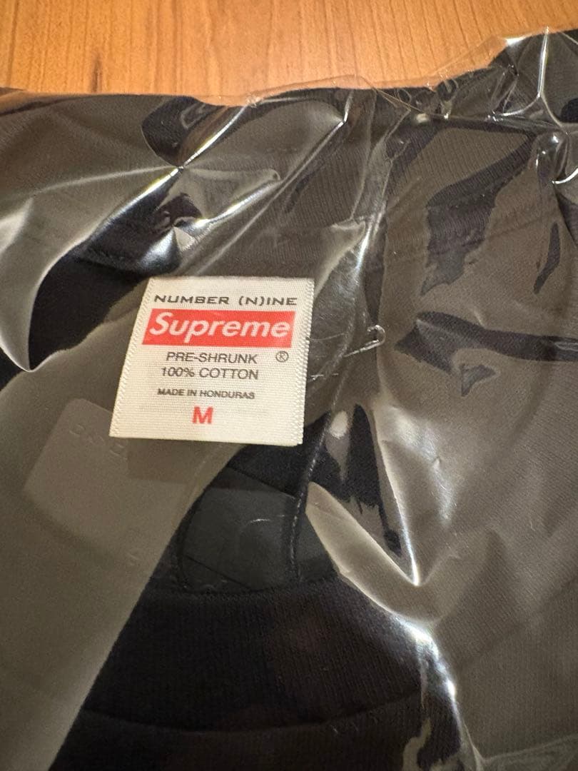 シュプリーム　ナンバーナインコラボメッセージTシャツ