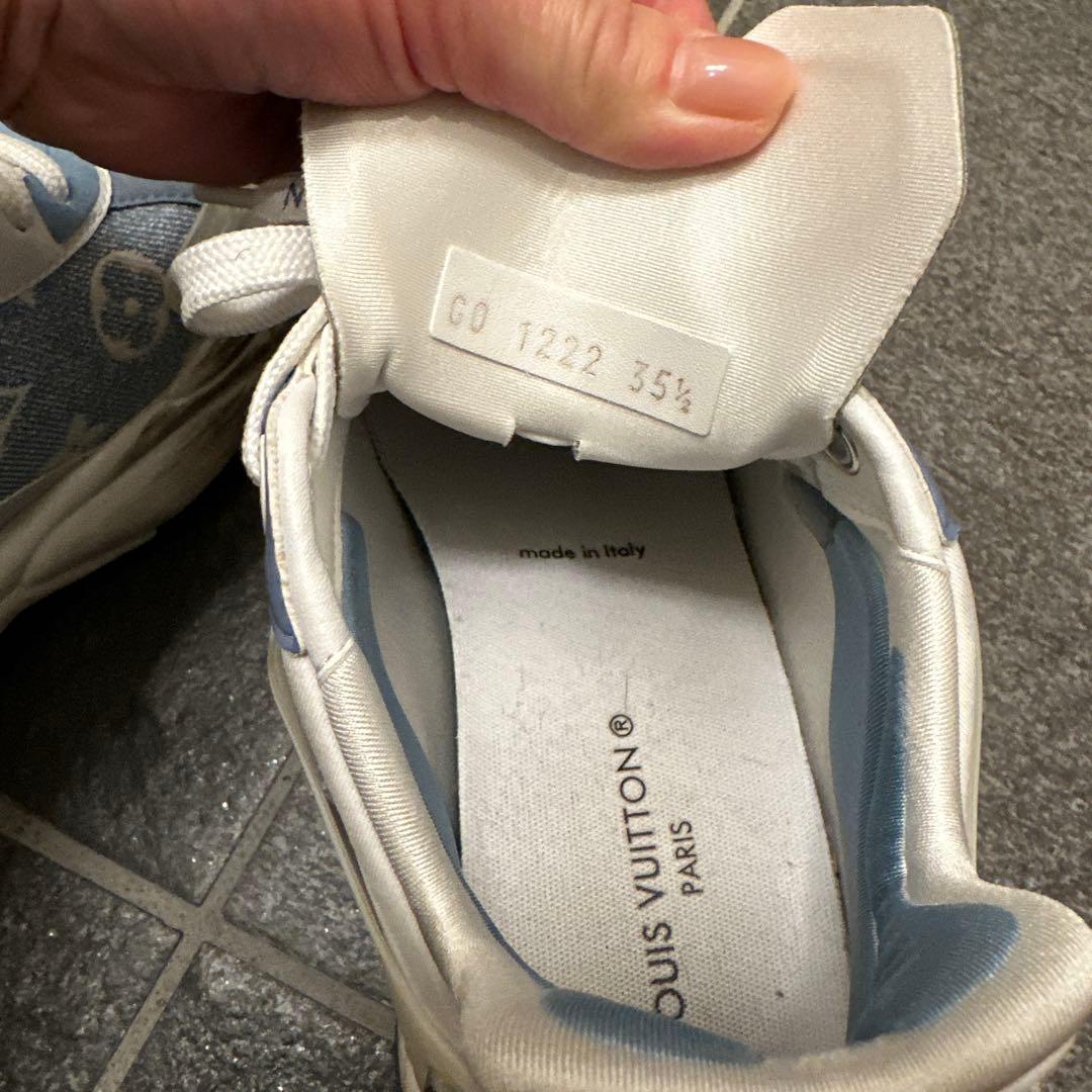 Louis Vuitton ロゴ入り ブルースニーカー