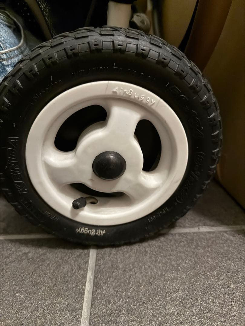 Air Buggy ベビーカー ホワイト/ブラック