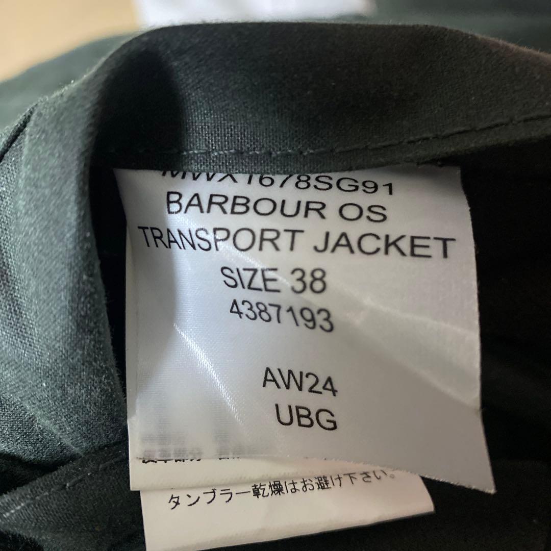 【美品】Barbour バブアー　トランスポート　38サイズ