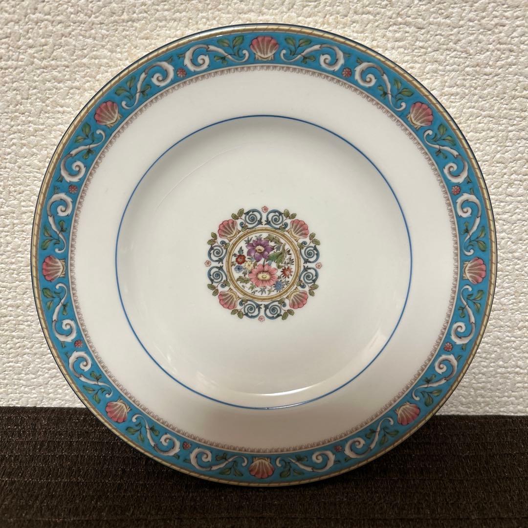 ウェッジウッド　ラニーミード　ターコイズ　デザートプレート　15.5cm