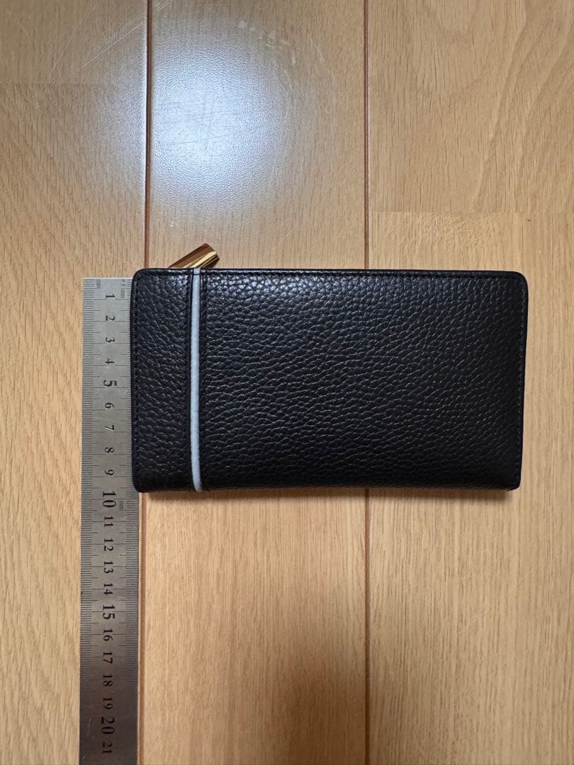 alfredoBANNISTER 黒 レザー 長財布 シンプルデザイン