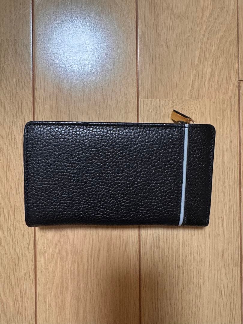 alfredoBANNISTER 黒 レザー 長財布 シンプルデザイン